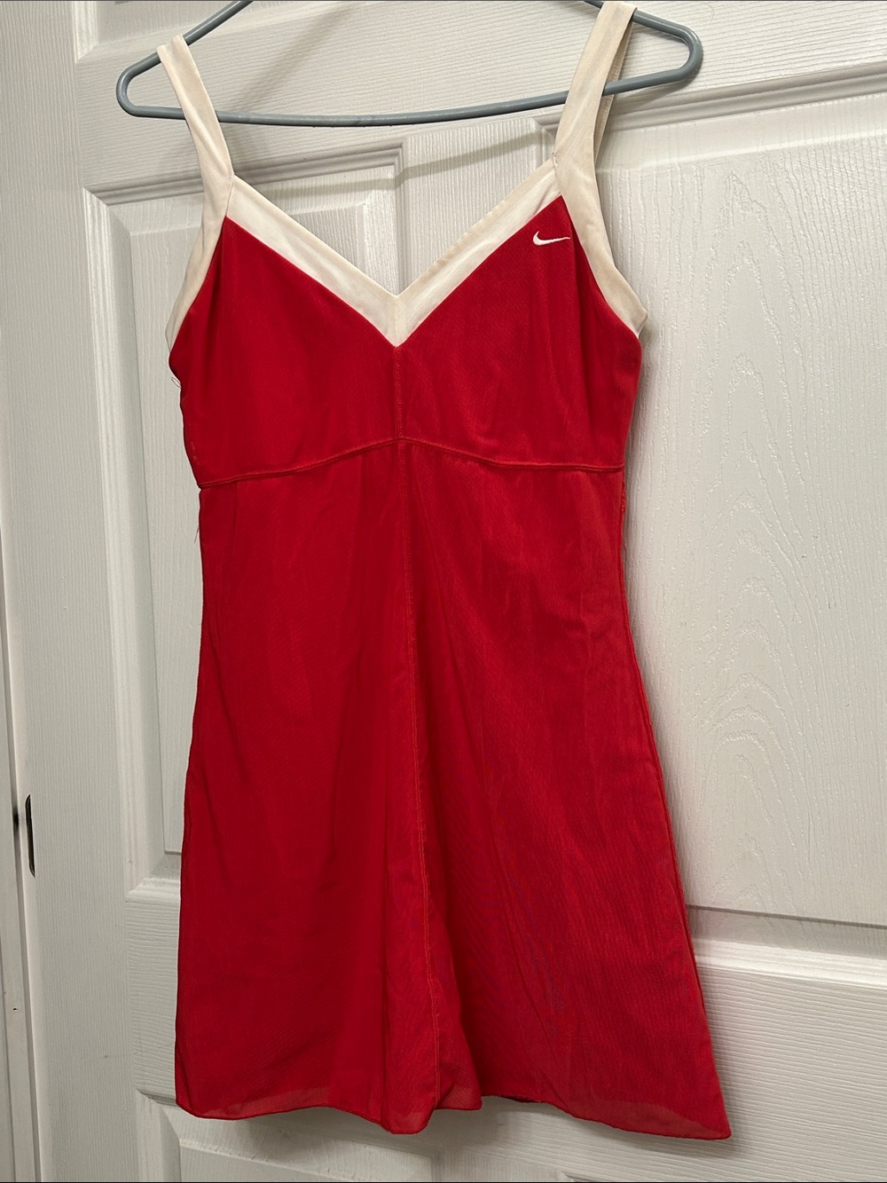 Nike Red Mini Dress with Cream Trim